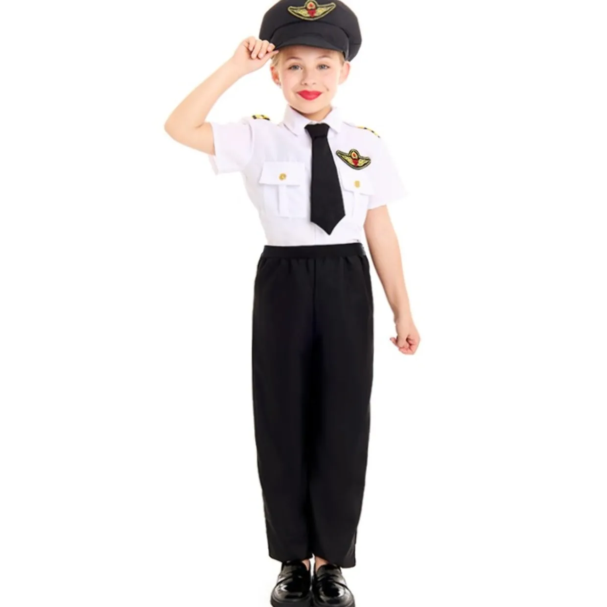 Disfraces en grupo de Pilotos y Azafatas Oficiales