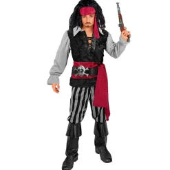 Disfraces en Grupo de Piratas Fajín