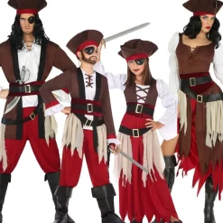 Disfraces en grupo de Piratas