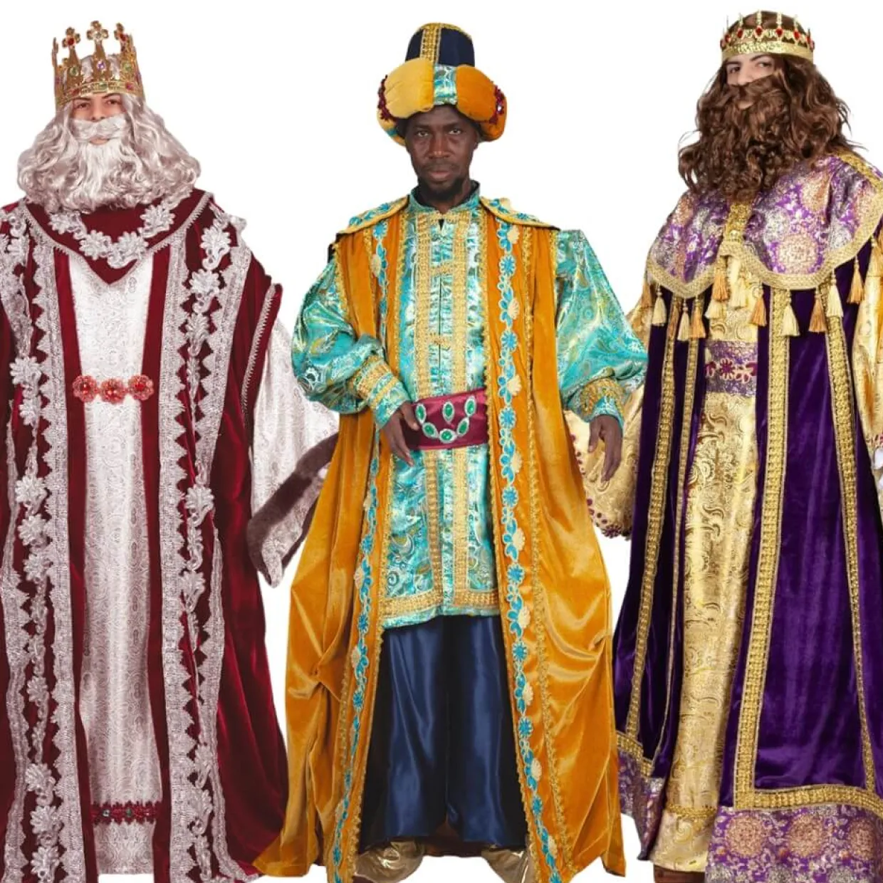Disfraces en grupo de Reyes Magos Lujo
