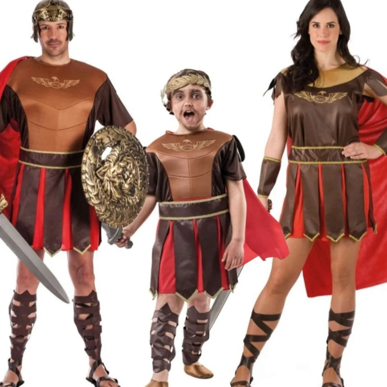 Disfraces en grupo de Romanos Bélicos