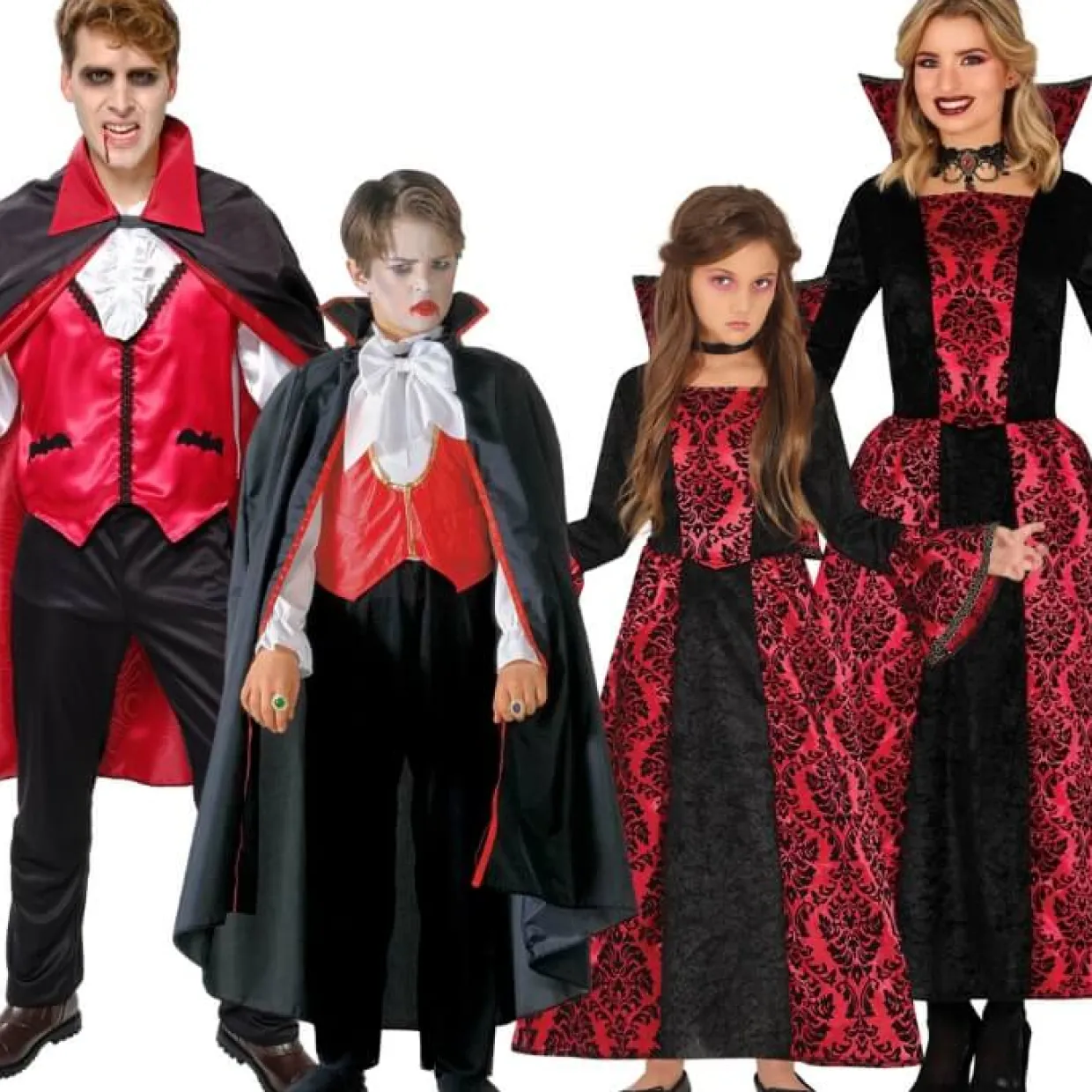 Disfraces en grupo de Vampiros Royal