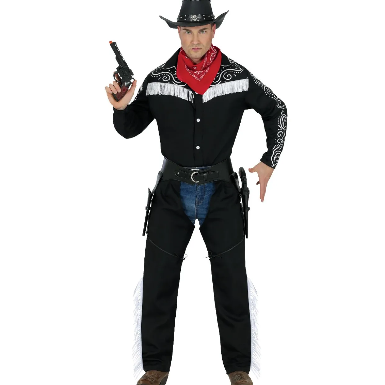 Disfraces en Grupo de Vaqueros Flecos