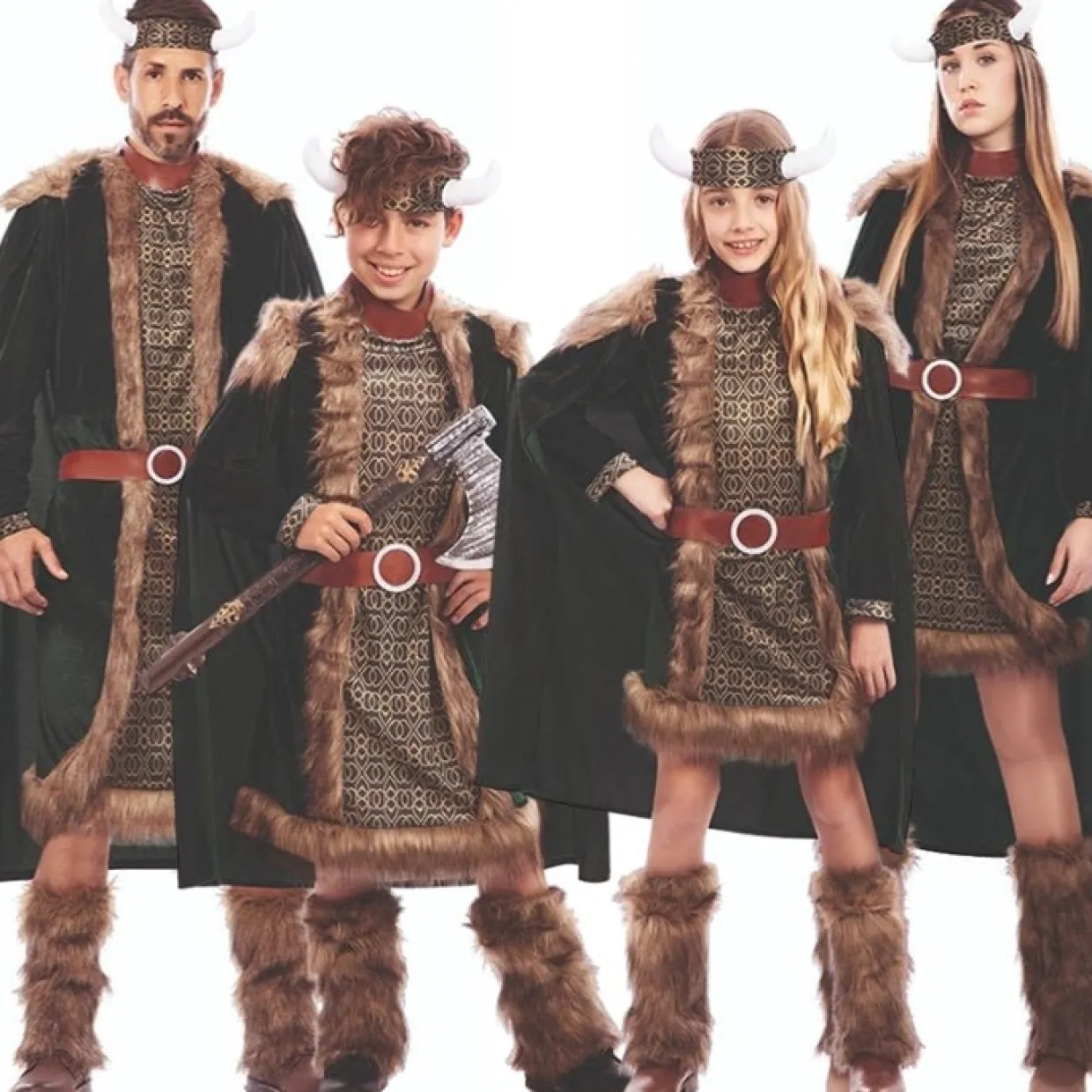 Disfraces en Grupo de Vikingos Deluxe