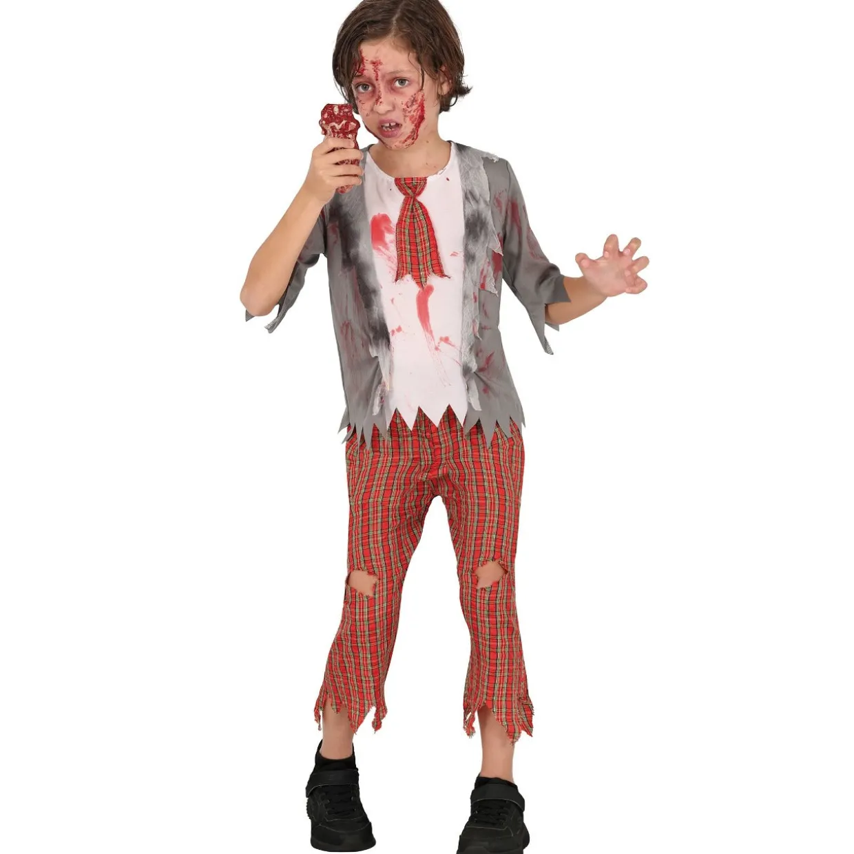 Disfraces en Grupo de Zombies Colegiales