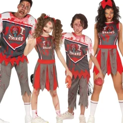 Disfraces en Grupo de Zombies Animadoras y Rugby