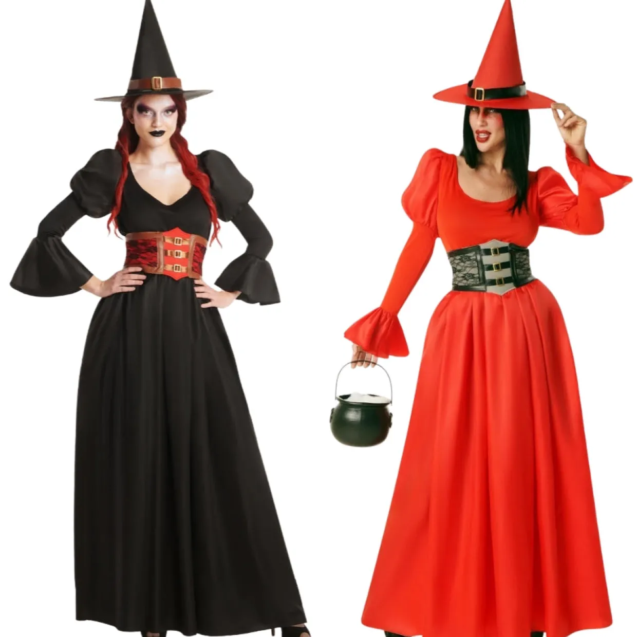 Disfraces en pareja de Brujas