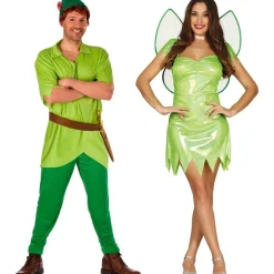 Disfraces en pareja de Campanilla y Peter Pan