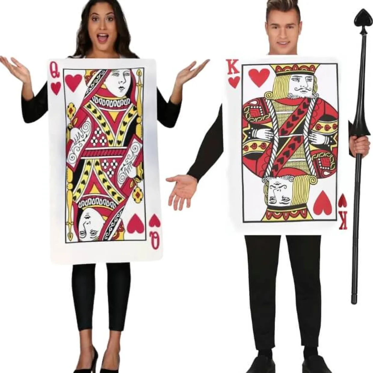 Disfraces en pareja de Cartas