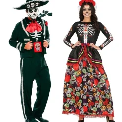 Disfraces en pareja de Catrinas
