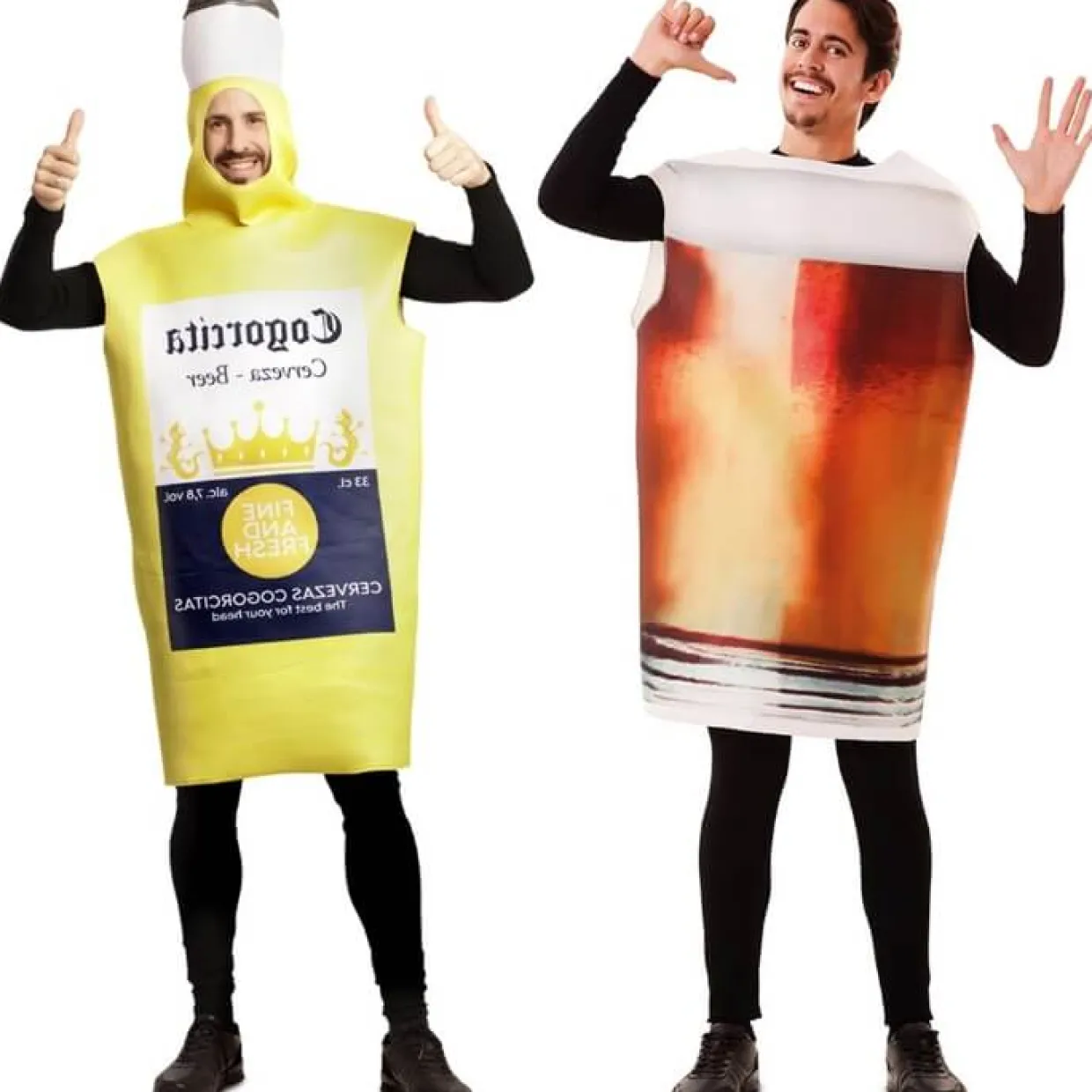 Disfraces en pareja de Cerveza