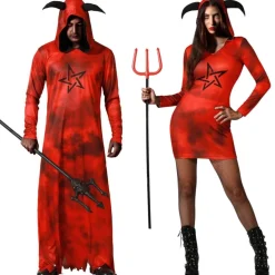Disfraces en pareja de Diablos Estrella