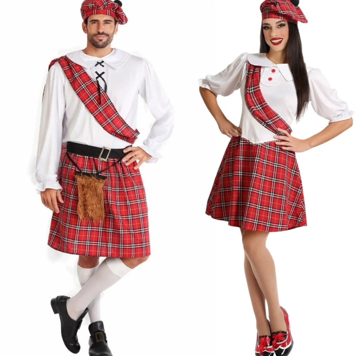 Disfraces en pareja de Escoceses