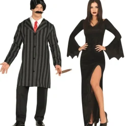 Disfraces en pareja de Familia Siniestra Eco