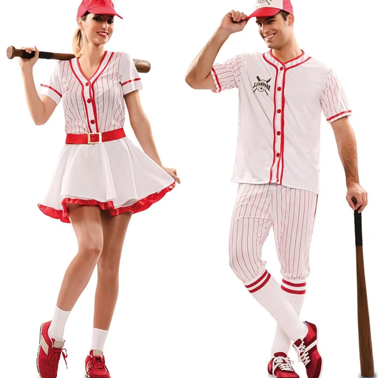 Disfraces en pareja de Jugadores de Béisbol
