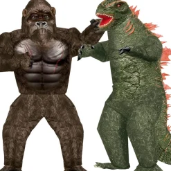 Disfraces en pareja de King Kong y Godzilla