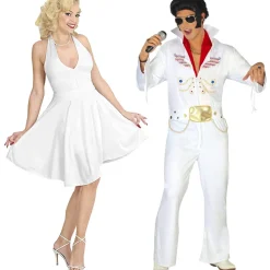 Disfraces en pareja de Marilyn y Elvis