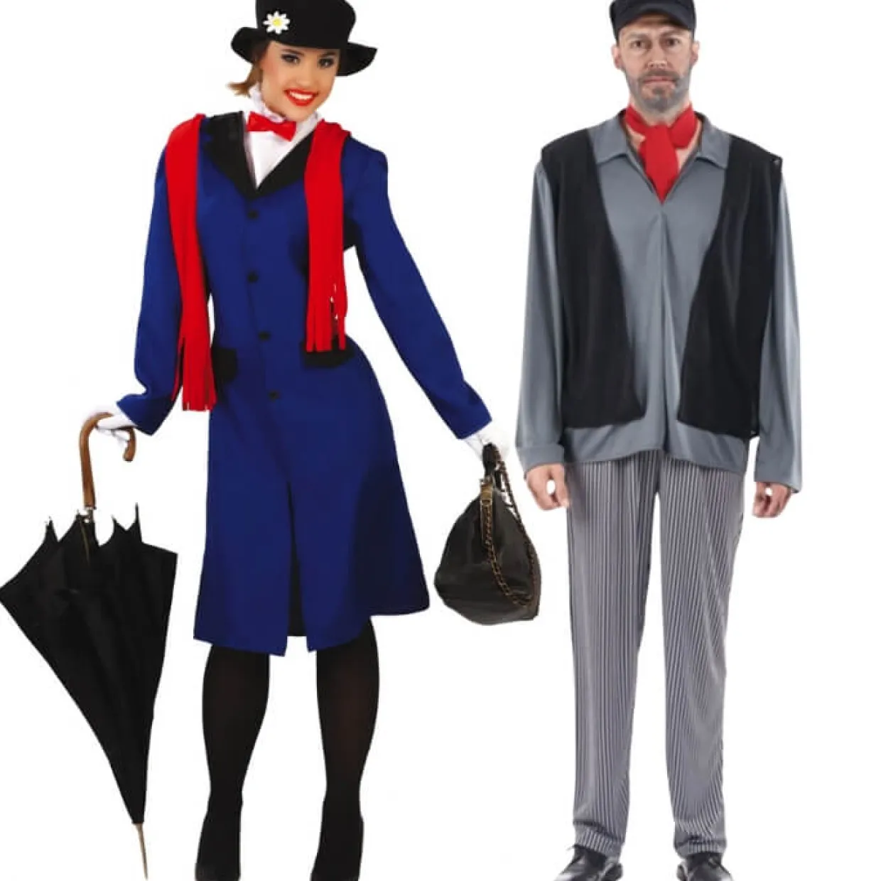 Disfraces en pareja de Mary Poppins y Deshollinador