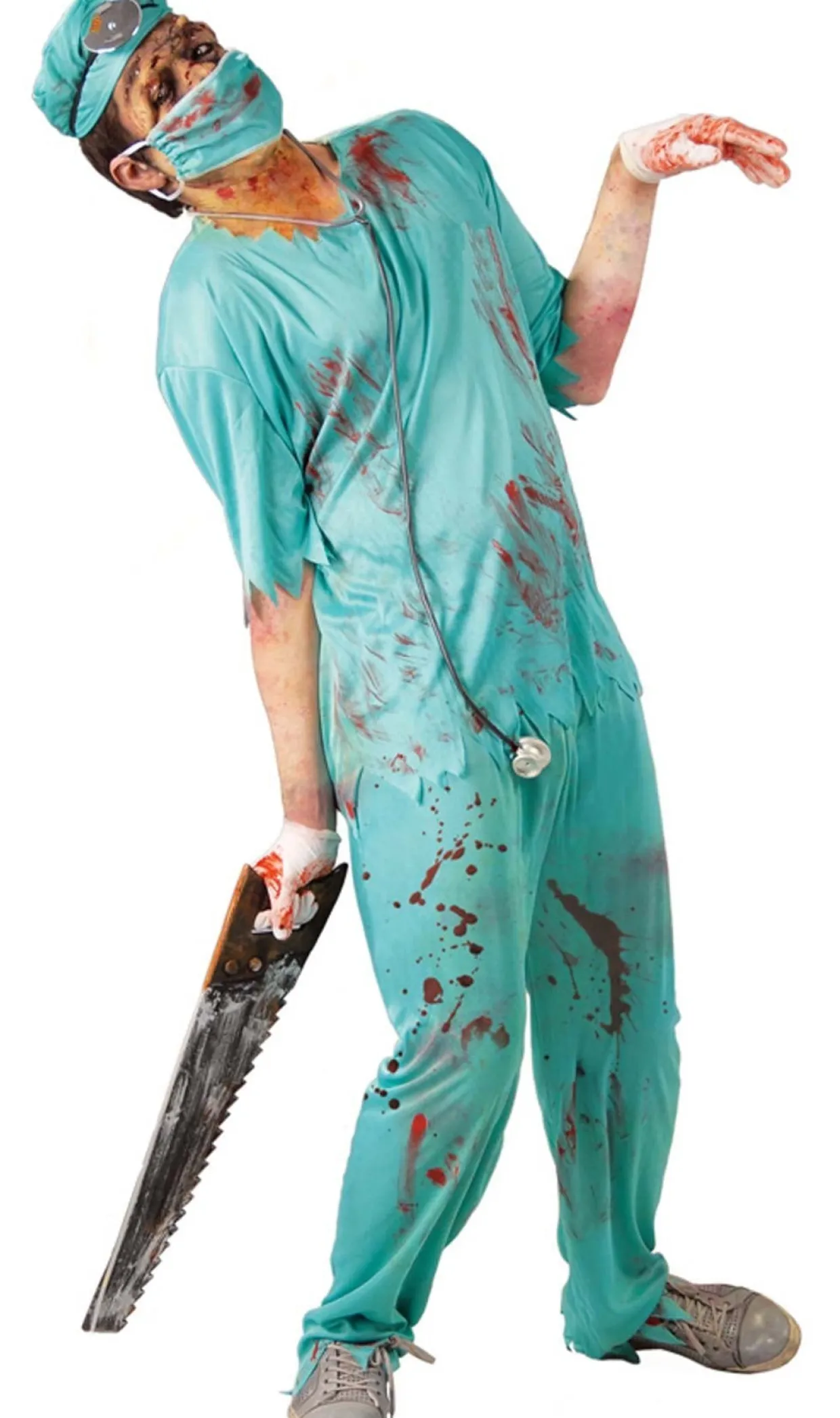 Disfraces en pareja de Médico y Enfermera Zombie