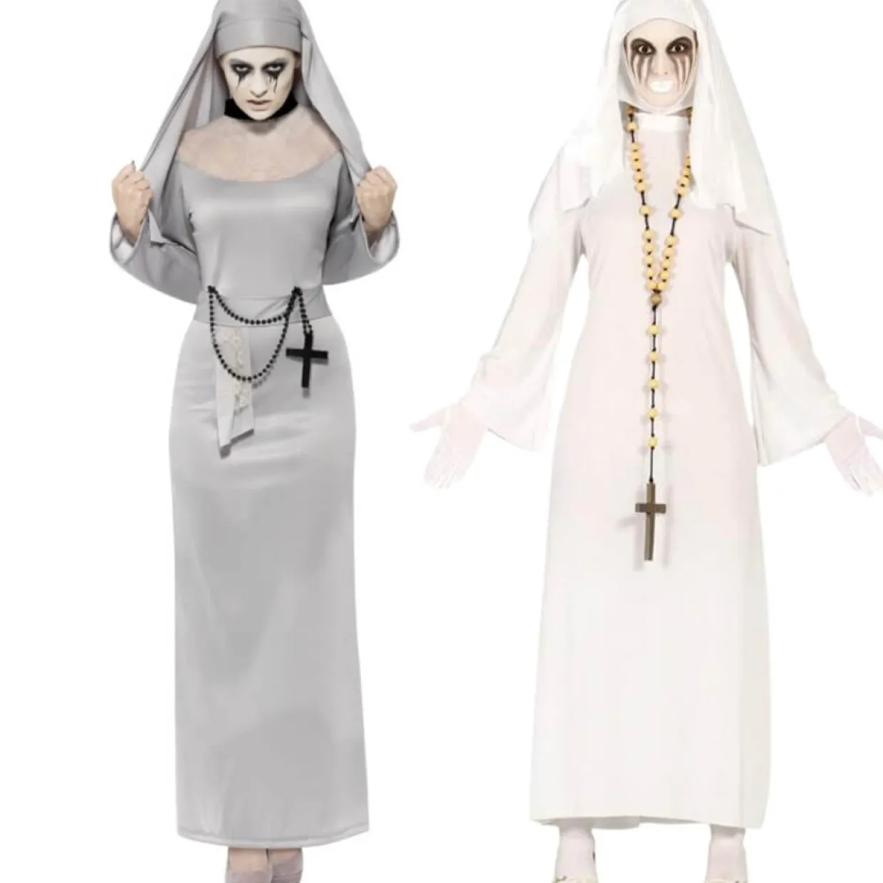 Disfraces en pareja de Monjas Fantasmas