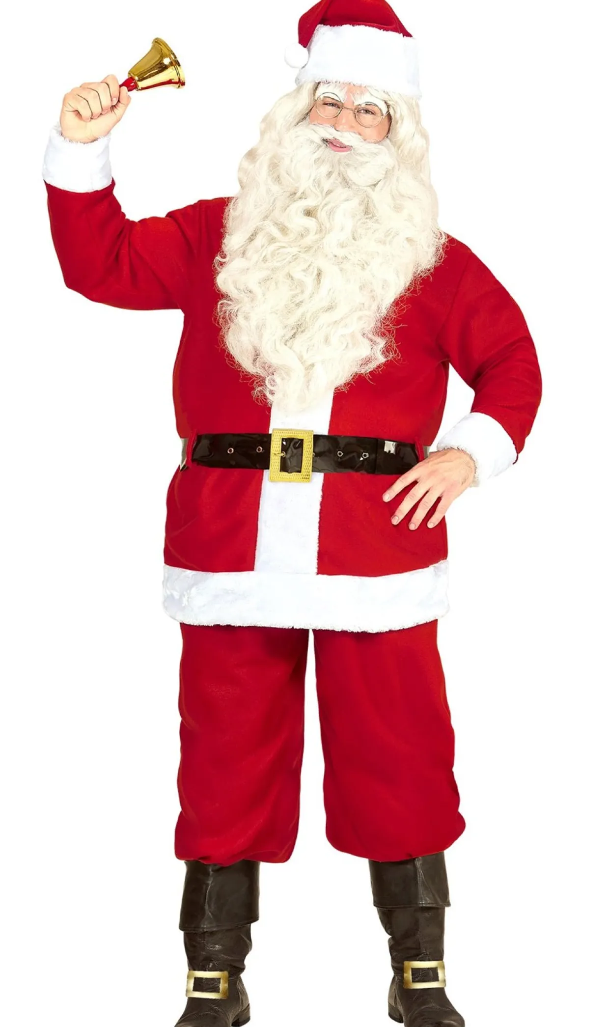 Disfraces en pareja de Papá y Mamá Noel Rojos