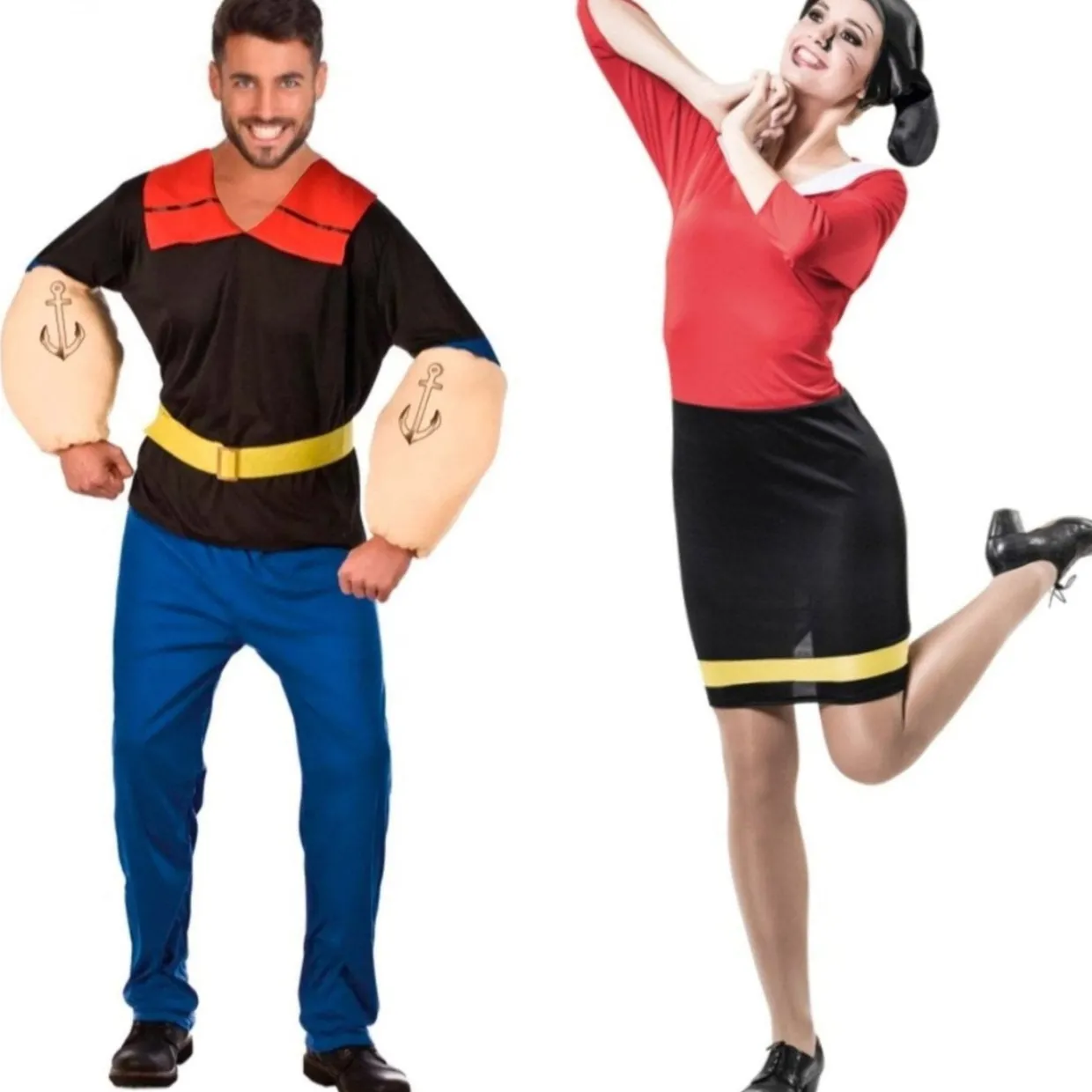 Disfraces en pareja de Popeye y Olivia