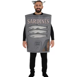 Disfraces en pareja de Sardina y Lata de Sardinas