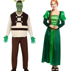 Disfraces en pareja de Shrek y Princesa Fiona