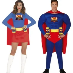 Disfraces en pareja de Superhéroes Beer