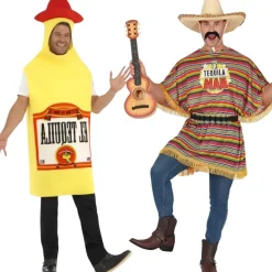Disfraces en pareja de Tequila y Mexicano