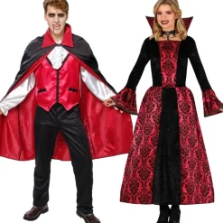 Disfraces en pareja de Vampiros Refinados