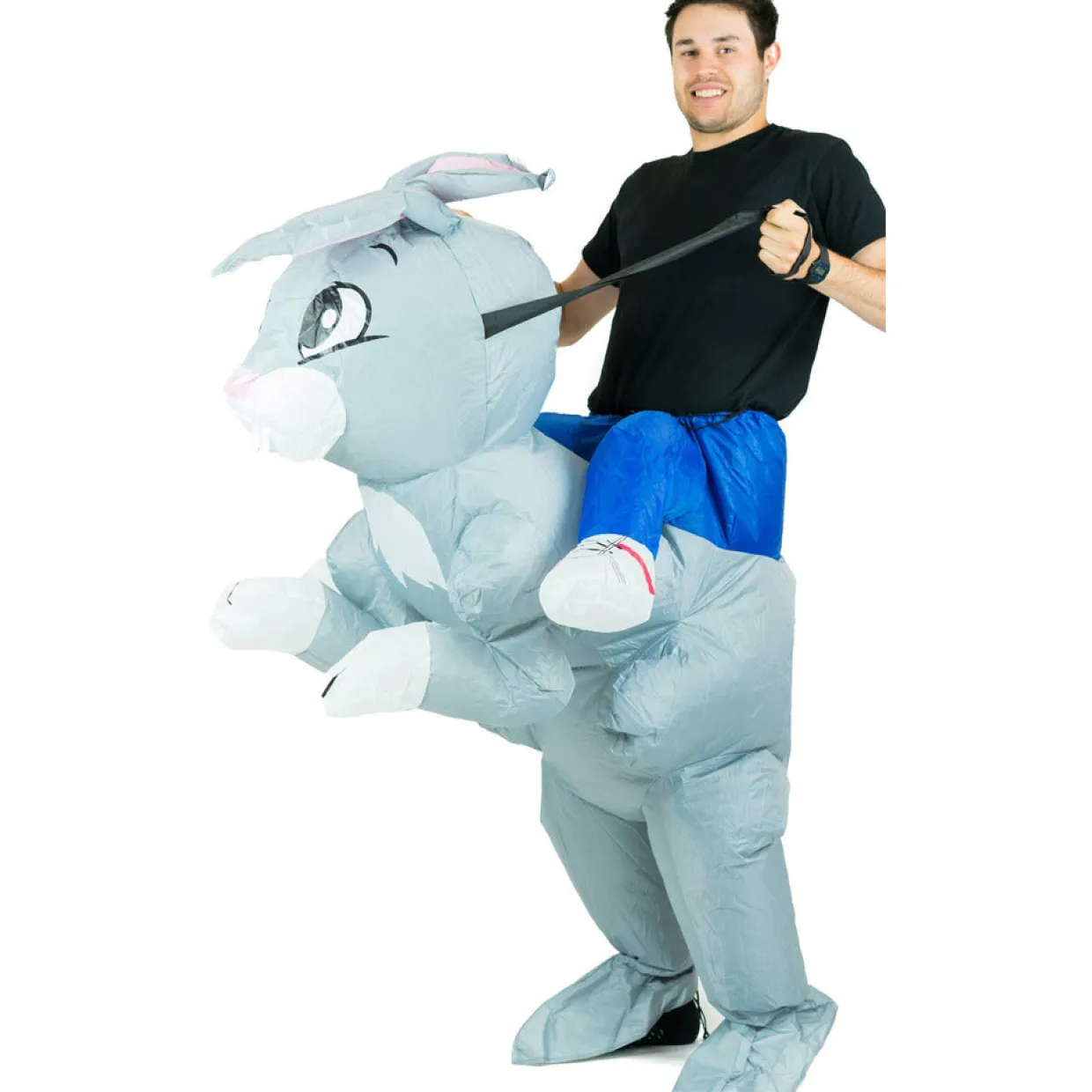 Disfraz a Hombros de Conejo Hinchable para adulto