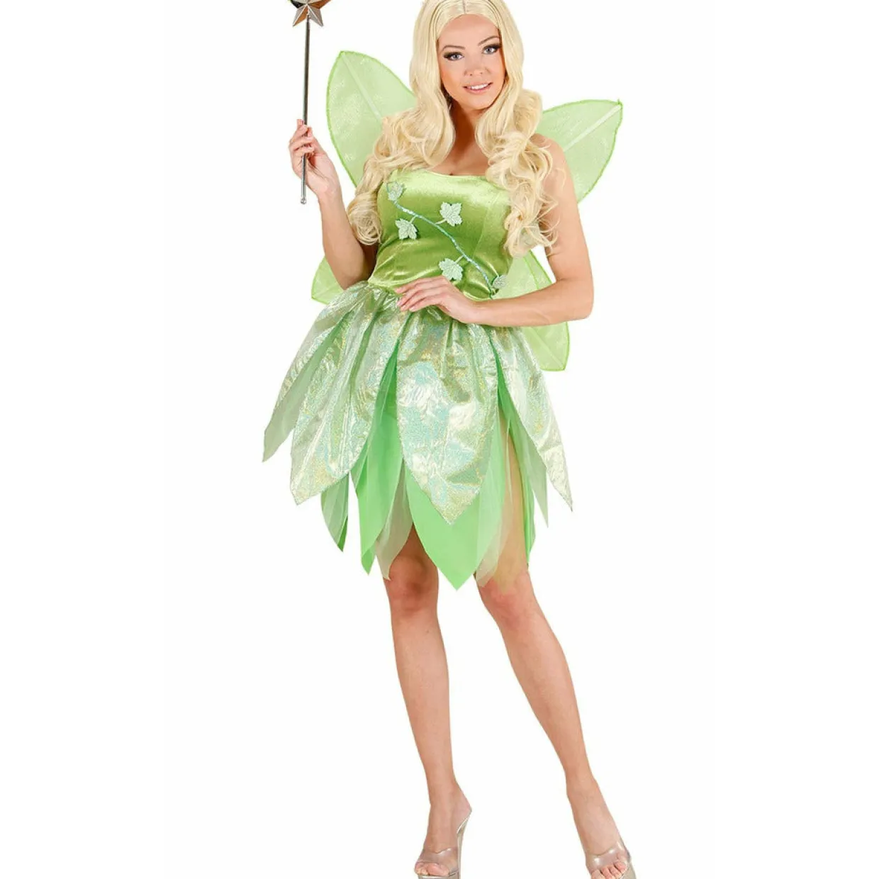 Disfraz Campanilla Verde para mujer