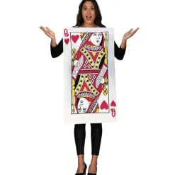 Disfraz Carta Reina de Corazones mujer
