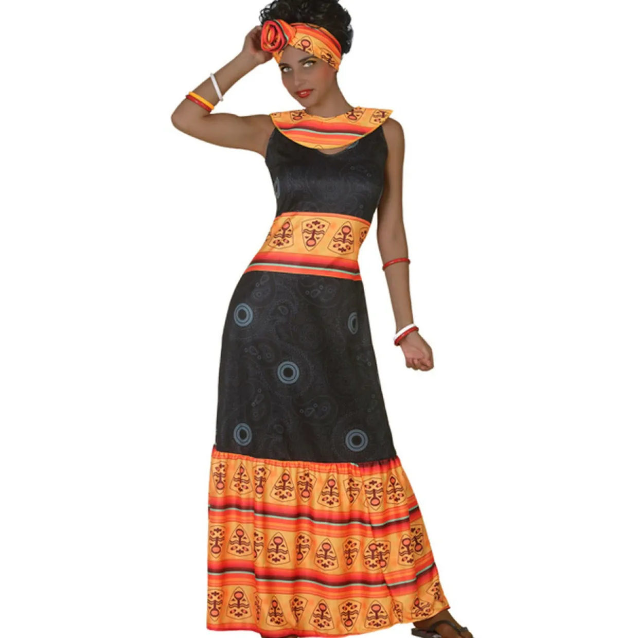 Disfraz de Africana Nuba para mujer