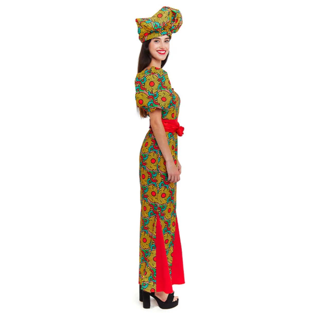 Disfraz de Africana Turbante para mujer