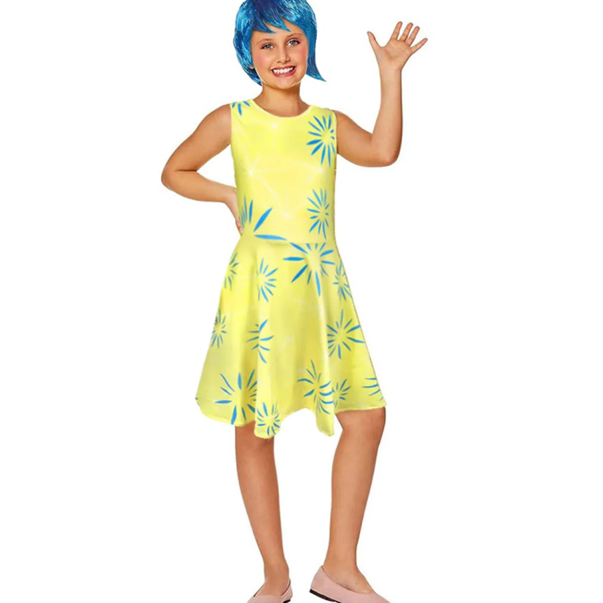 Disfraz de Alegría Inside Out para niña