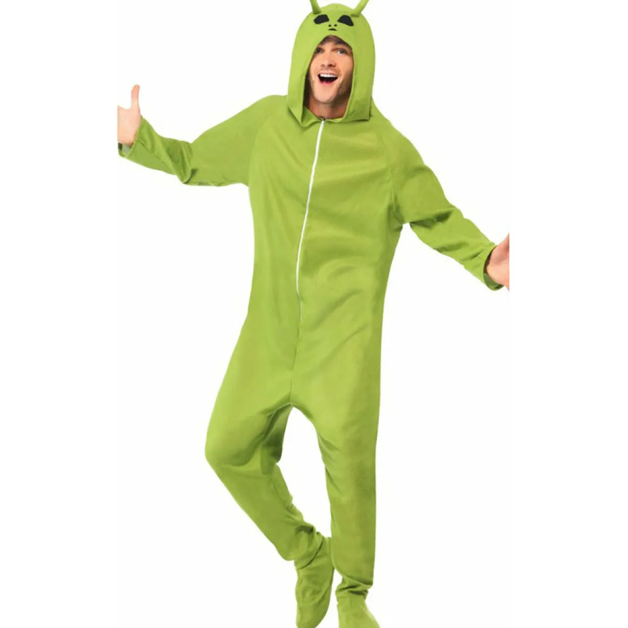 Disfraz de Alien Verde para adulto
