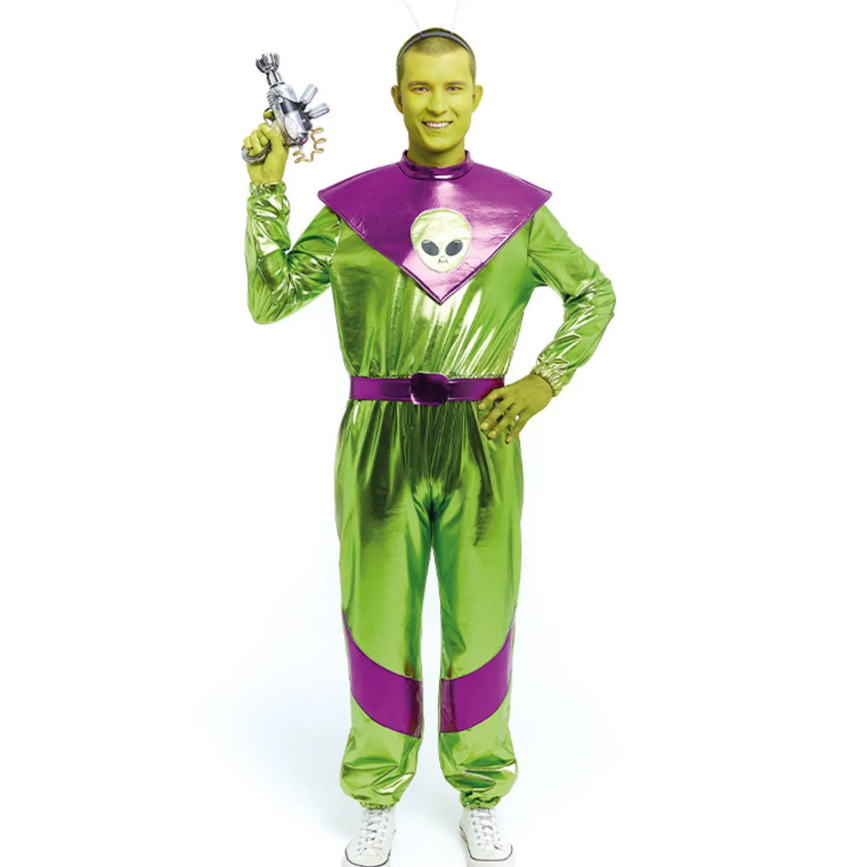 Disfraz de Alien Verde para hombre
