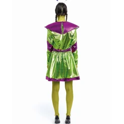 Disfraz de Alien Verde para mujer