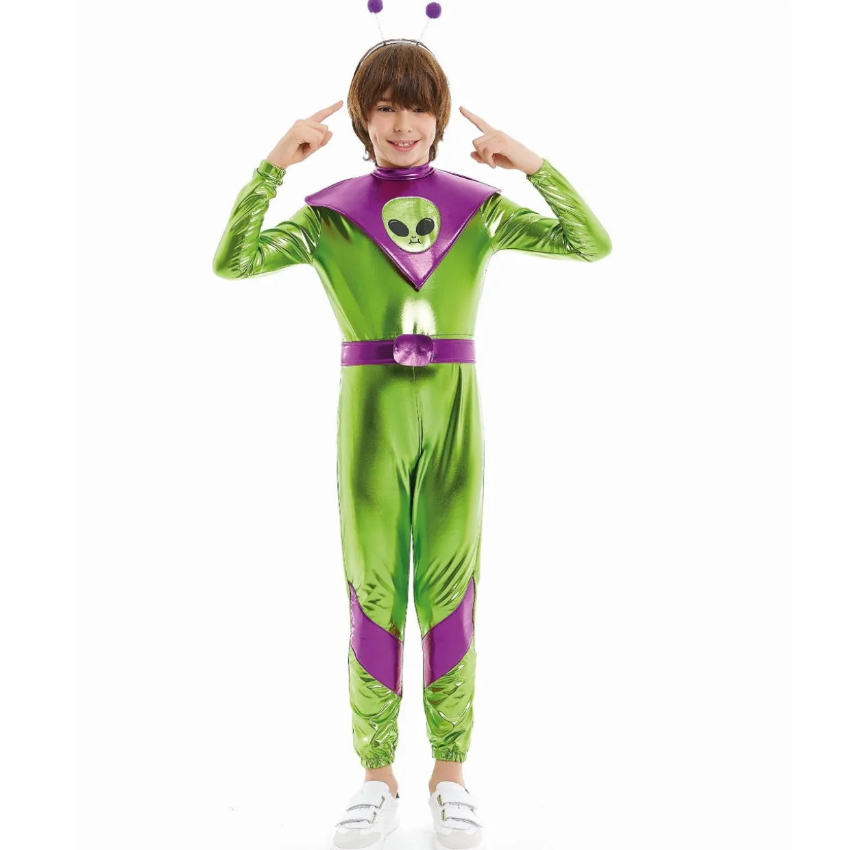Disfraz de Alien Verde para niño