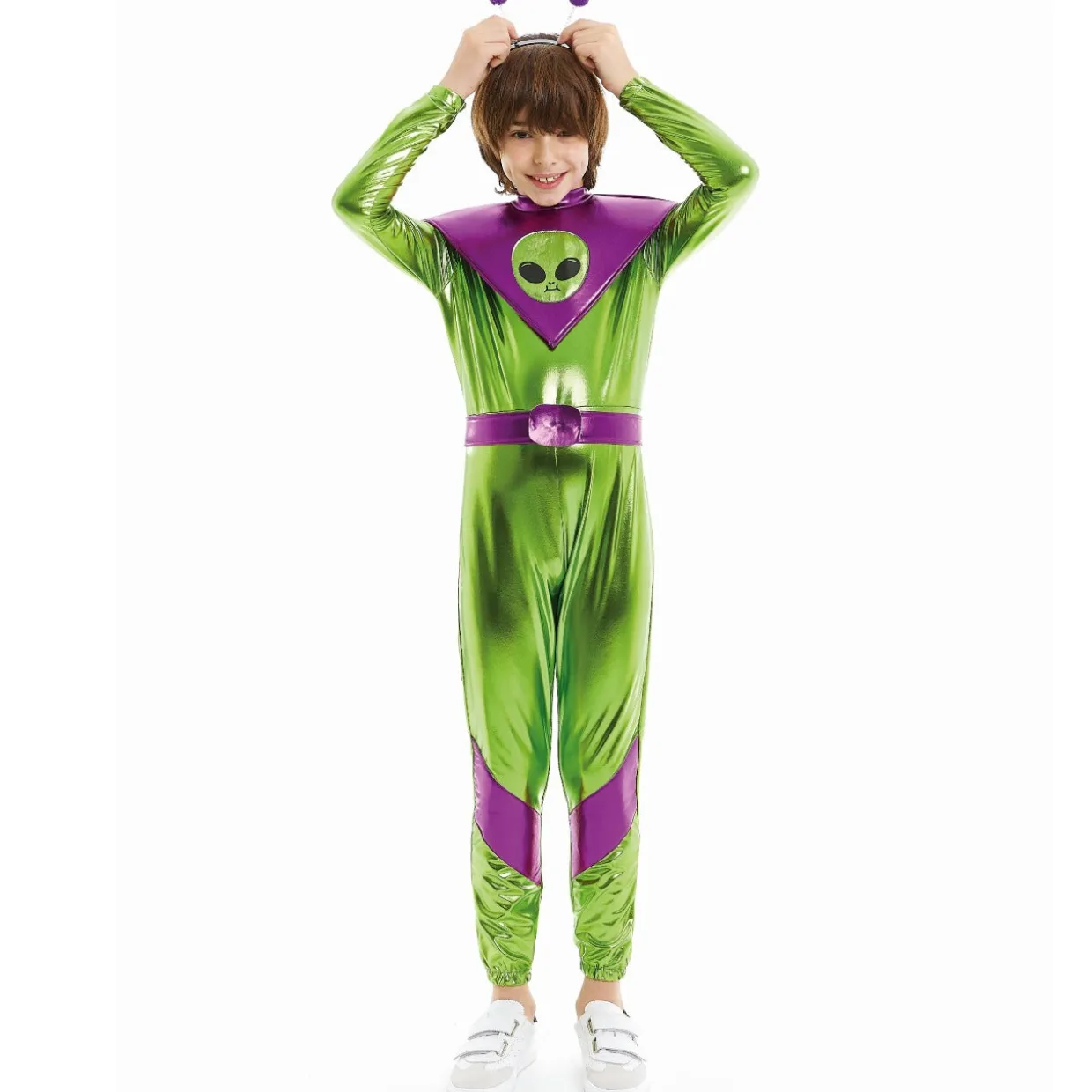 Disfraz de Alien Verde para niño
