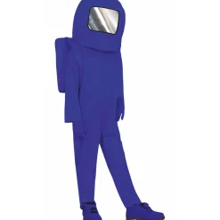 Disfraz de Among Us Azul Espacial infantil