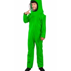 Disfraz de Among Us Verde para adulto