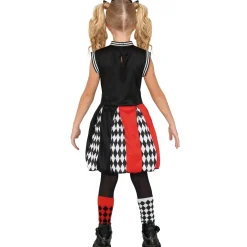 Disfraz de Animadora Arlequín para niña