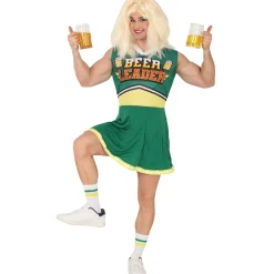 Disfraz de Animadora Beer Verde para hombre
