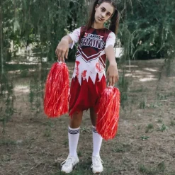 Disfraz de Animadora Capitana Zombie para niña