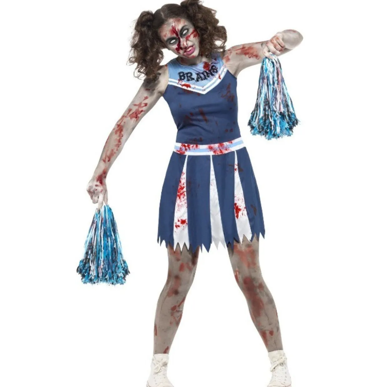 Disfraz de Animadora Pompones Zombie para mujer