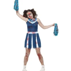 Disfraz de Animadora Pompones Zombie para mujer