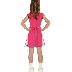 Disfraz de Animadora Rosa para niña